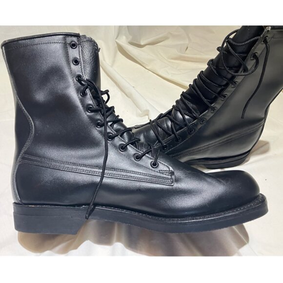 Addison Shoe Company Steel-Toed Combat Boots - Vintage and Authentic - Picture 13 of 14